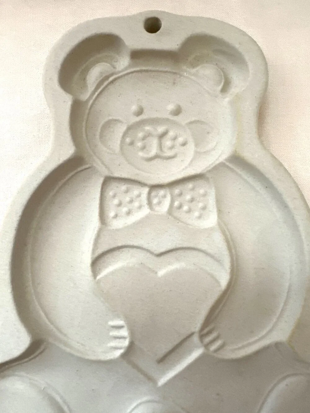 Teddy Bear Stoneware Cookie Mold Pampered Chef